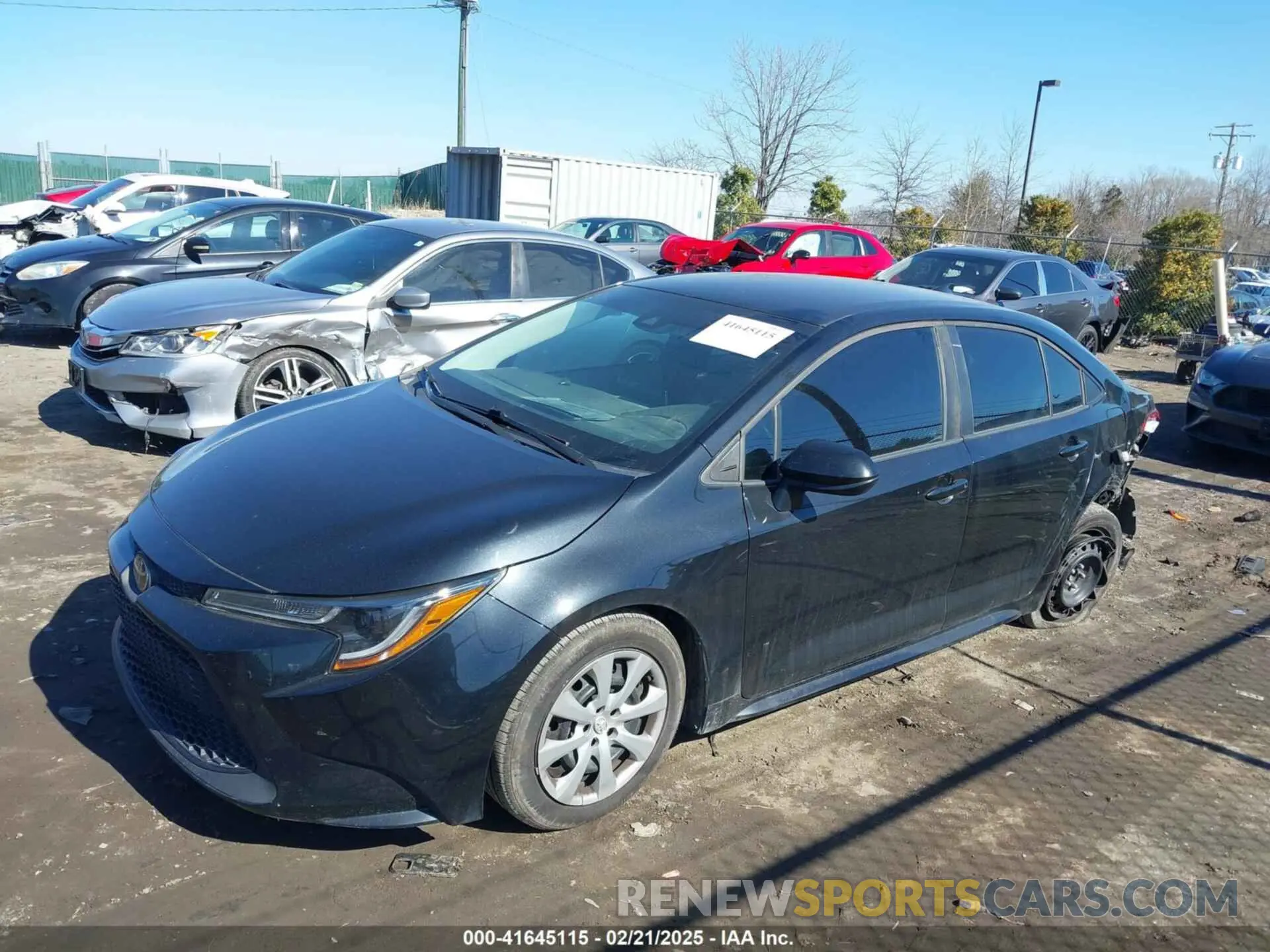 2 Photograph of a damaged car 5YFEPRAE3LP126010 TOYOTA COROLLA 2020
