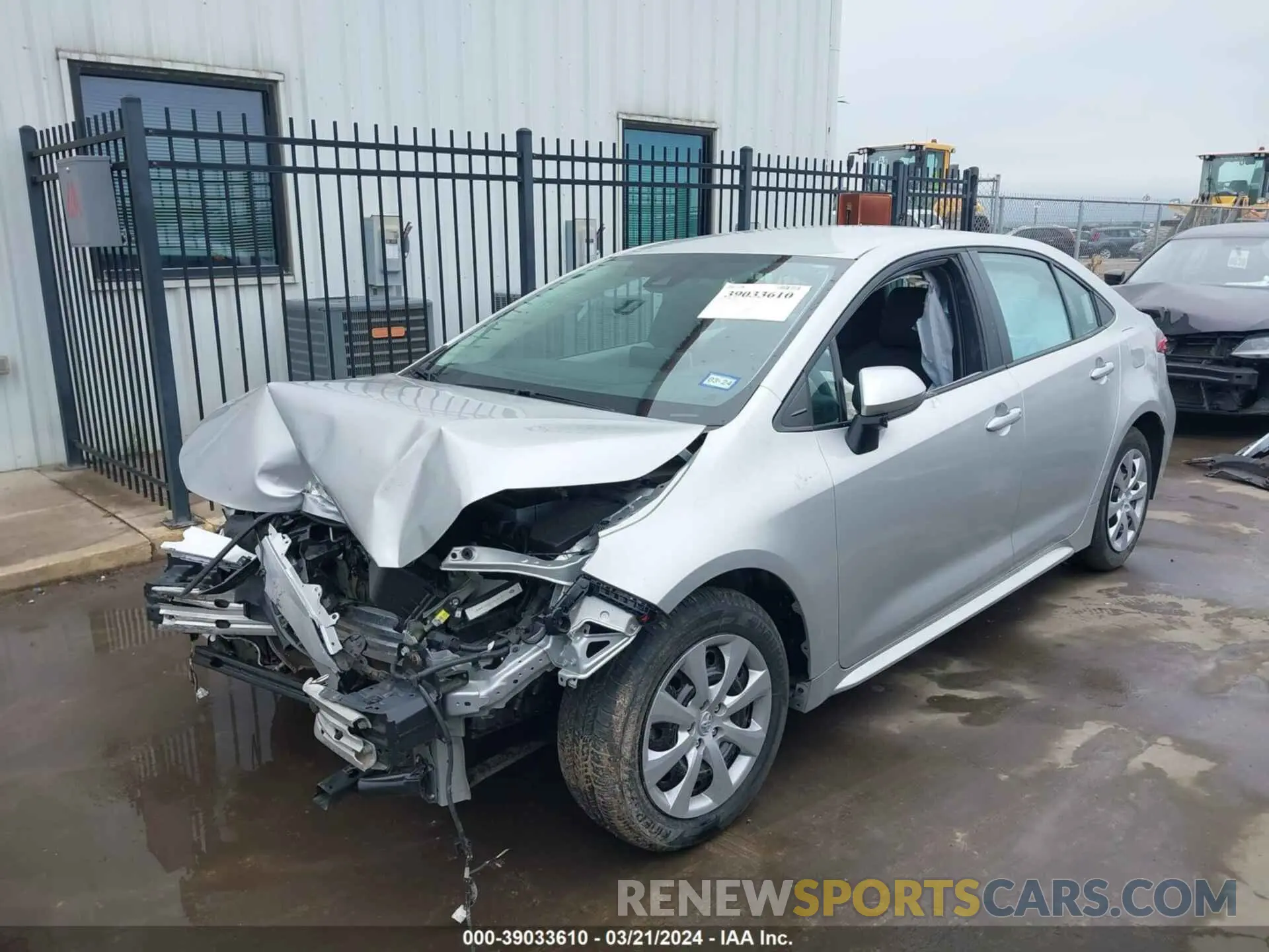 2 Фотография поврежденного автомобиля 5YFEPRAE3LP128002 TOYOTA COROLLA 2020