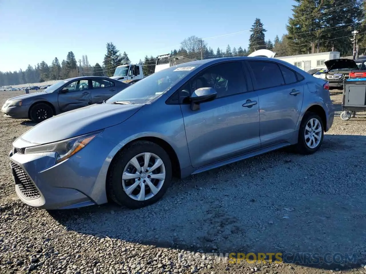 1 Photograph of a damaged car 5YFEPRAE3LP134088 TOYOTA COROLLA 2020