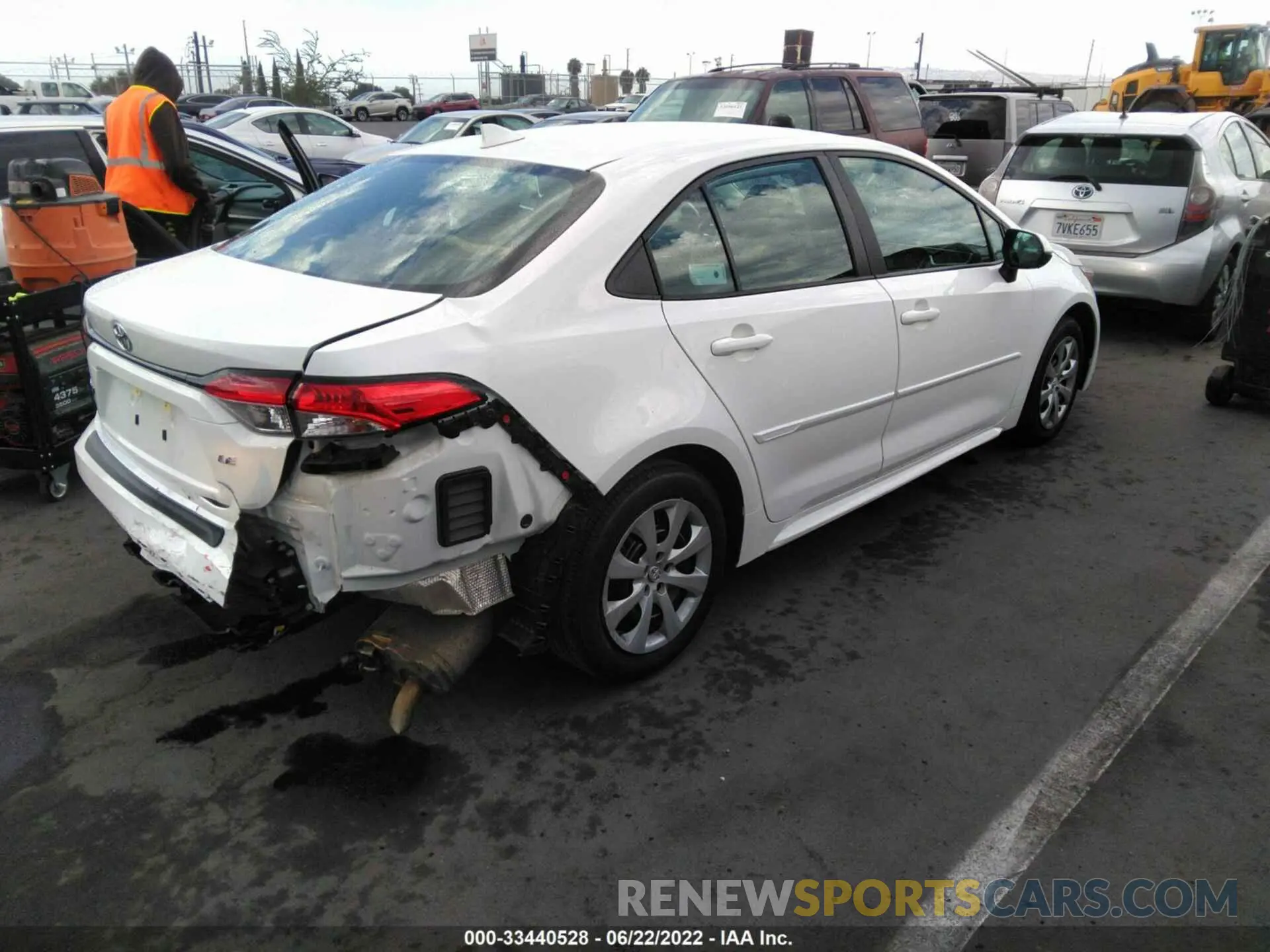 4 Фотография поврежденного автомобиля 5YFEPRAE3LP139050 TOYOTA COROLLA 2020