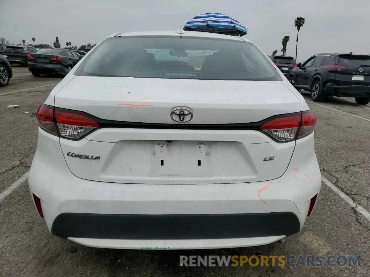 6 Фотография поврежденного автомобиля 5YFEPRAE3LP140036 TOYOTA COROLLA 2020