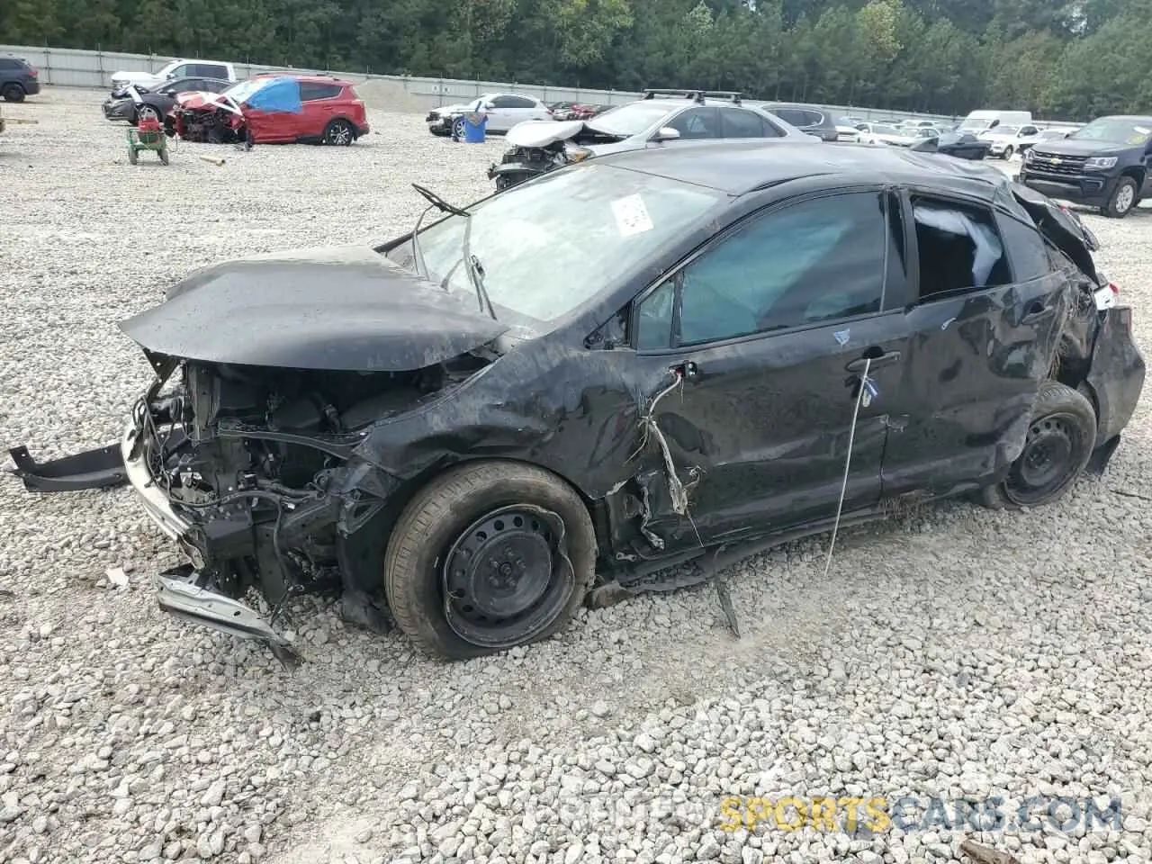 1 Photograph of a damaged car 5YFEPRAE3LP140098 TOYOTA COROLLA 2020