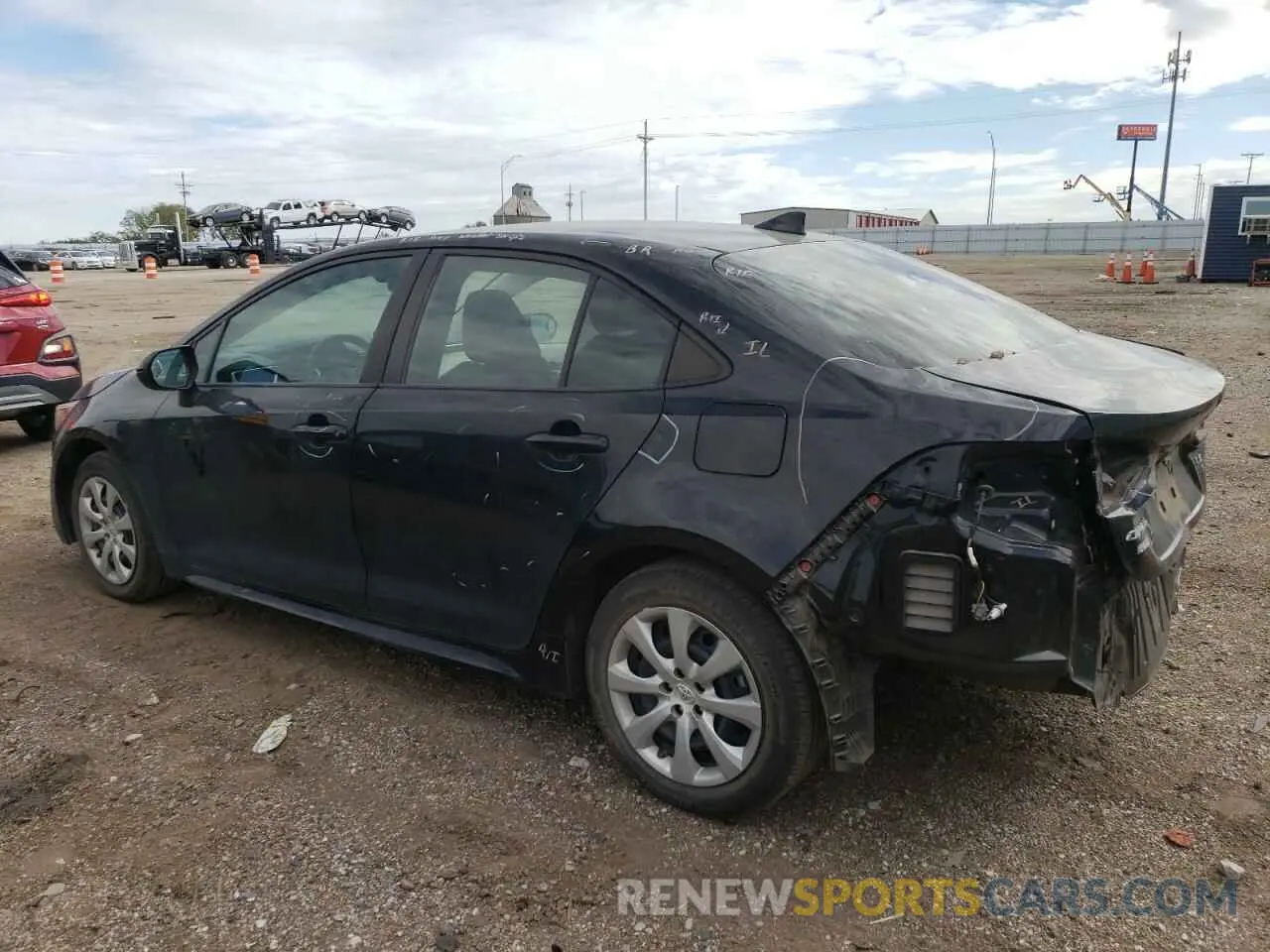 2 Photograph of a damaged car 5YFEPRAE3LP141090 TOYOTA COROLLA 2020