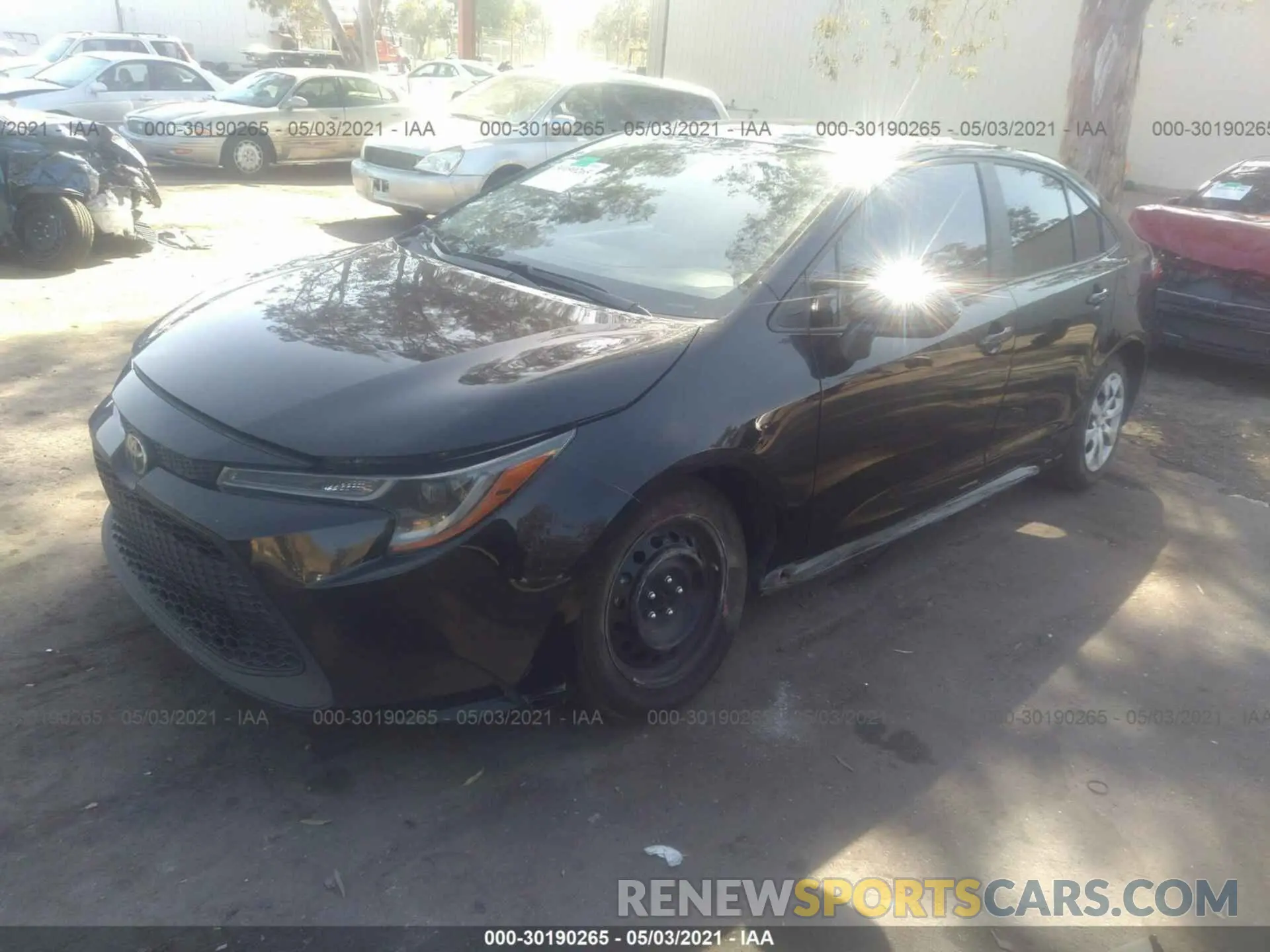 2 Photograph of a damaged car 5YFEPRAE3LP142787 TOYOTA COROLLA 2020