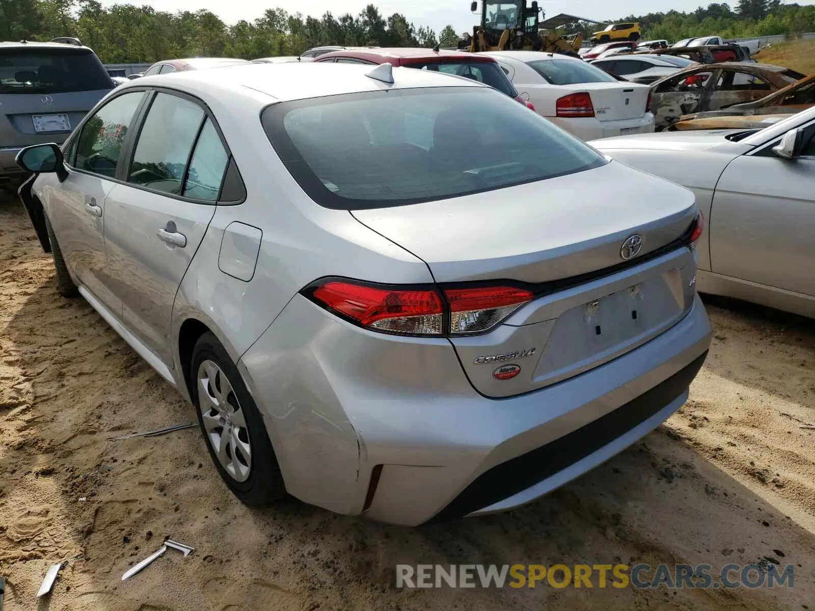 3 Photograph of a damaged car 5YFEPRAE4LP013067 TOYOTA COROLLA 2020