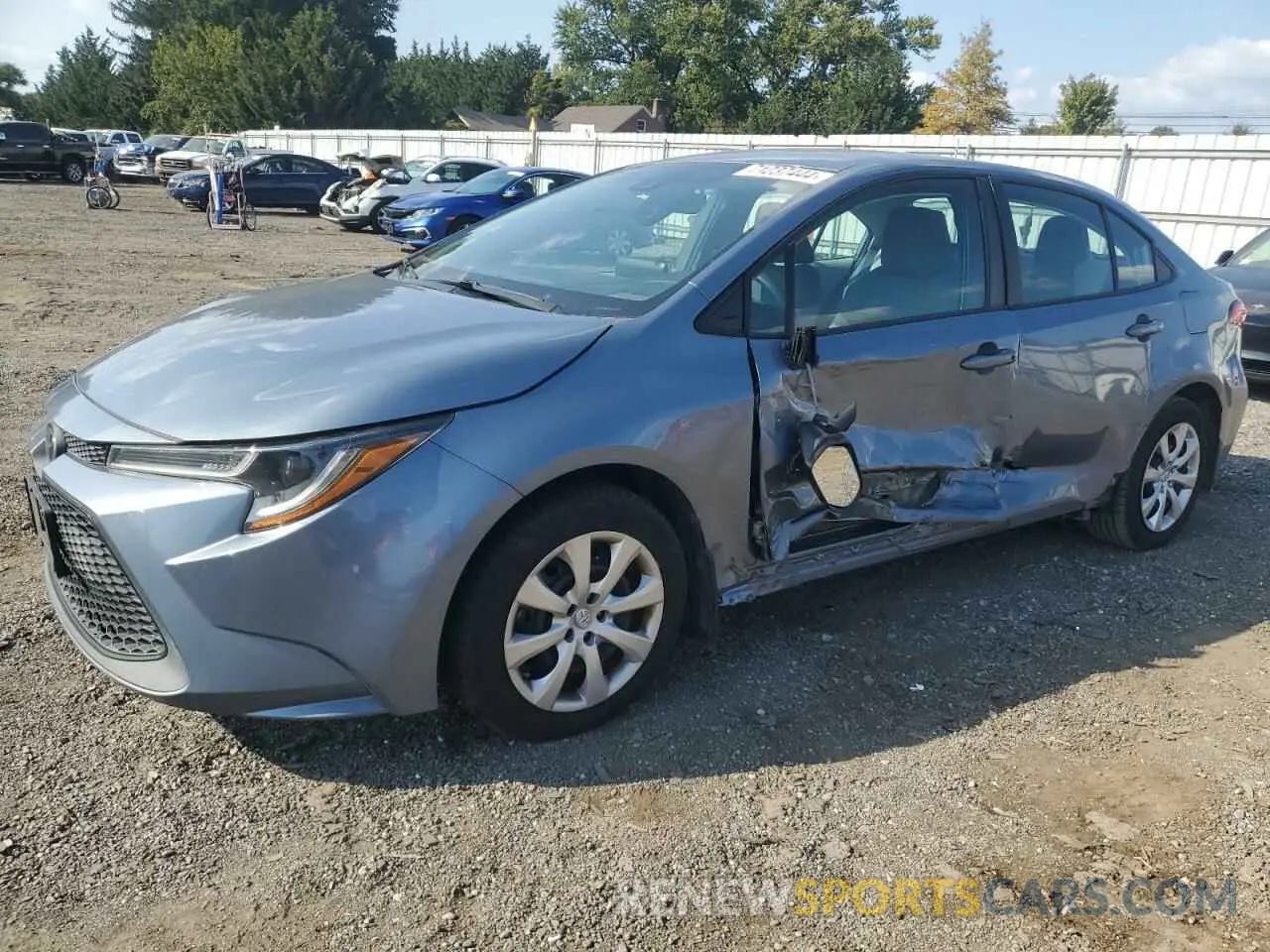 1 Photograph of a damaged car 5YFEPRAE4LP031732 TOYOTA COROLLA 2020
