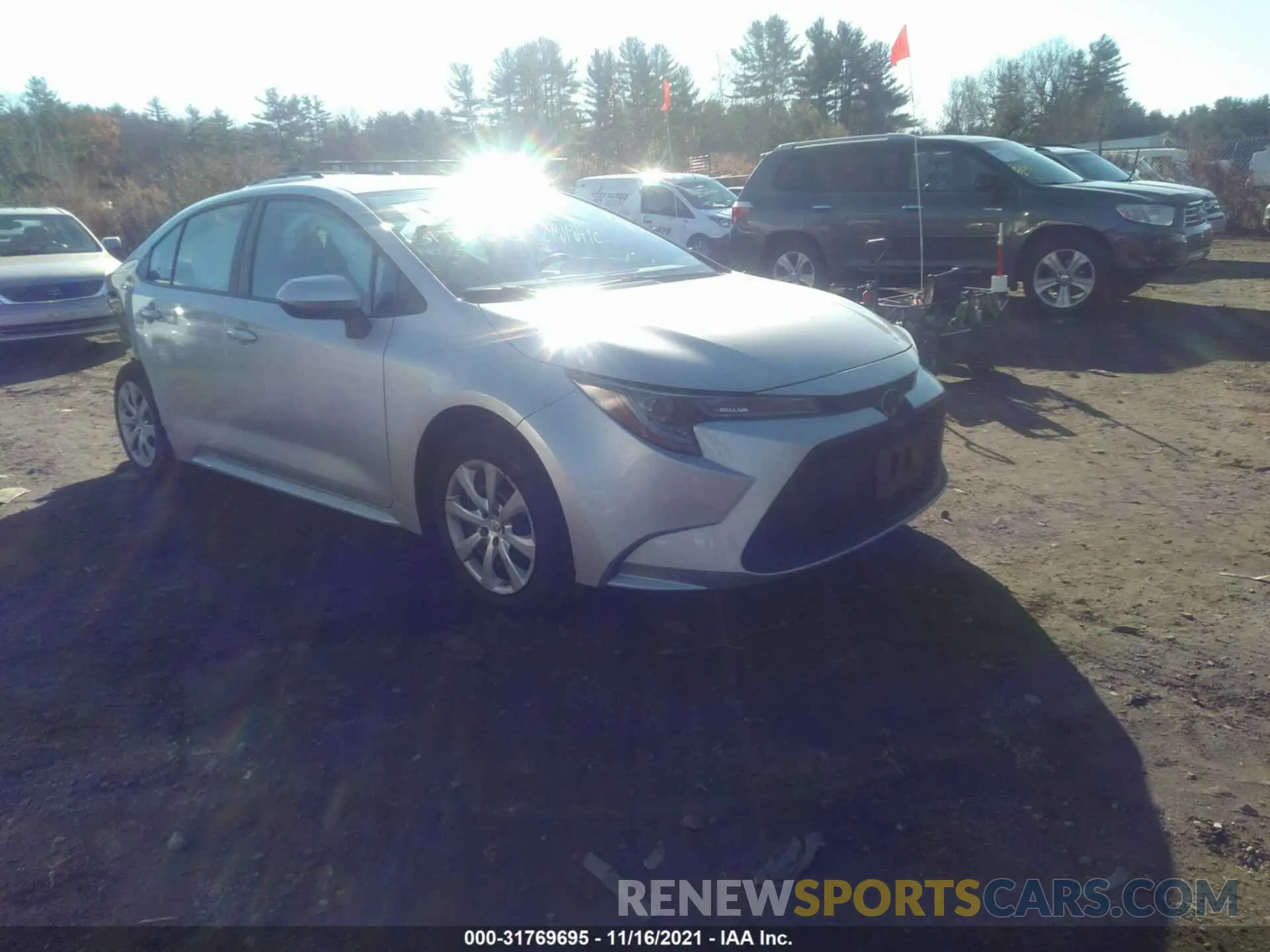 1 Photograph of a damaged car 5YFEPRAE4LP050894 TOYOTA COROLLA 2020