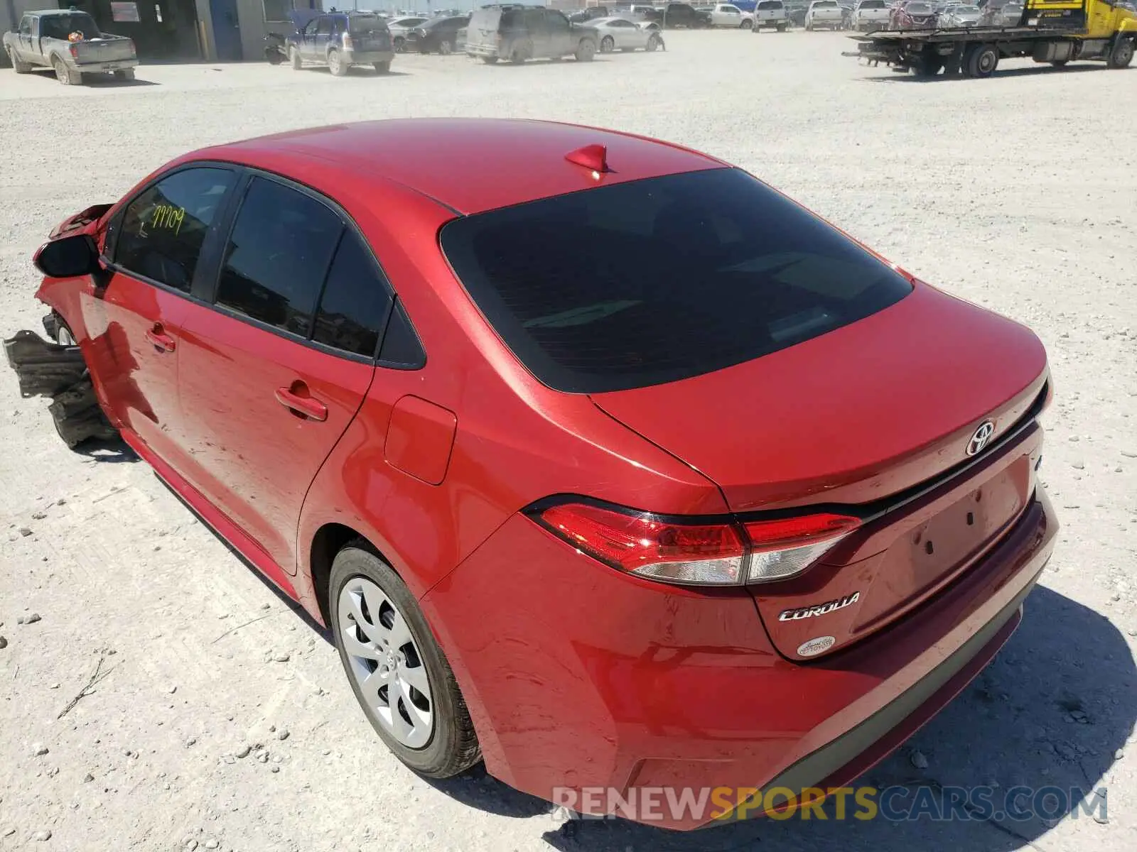 3 Photograph of a damaged car 5YFEPRAE4LP056209 TOYOTA COROLLA 2020