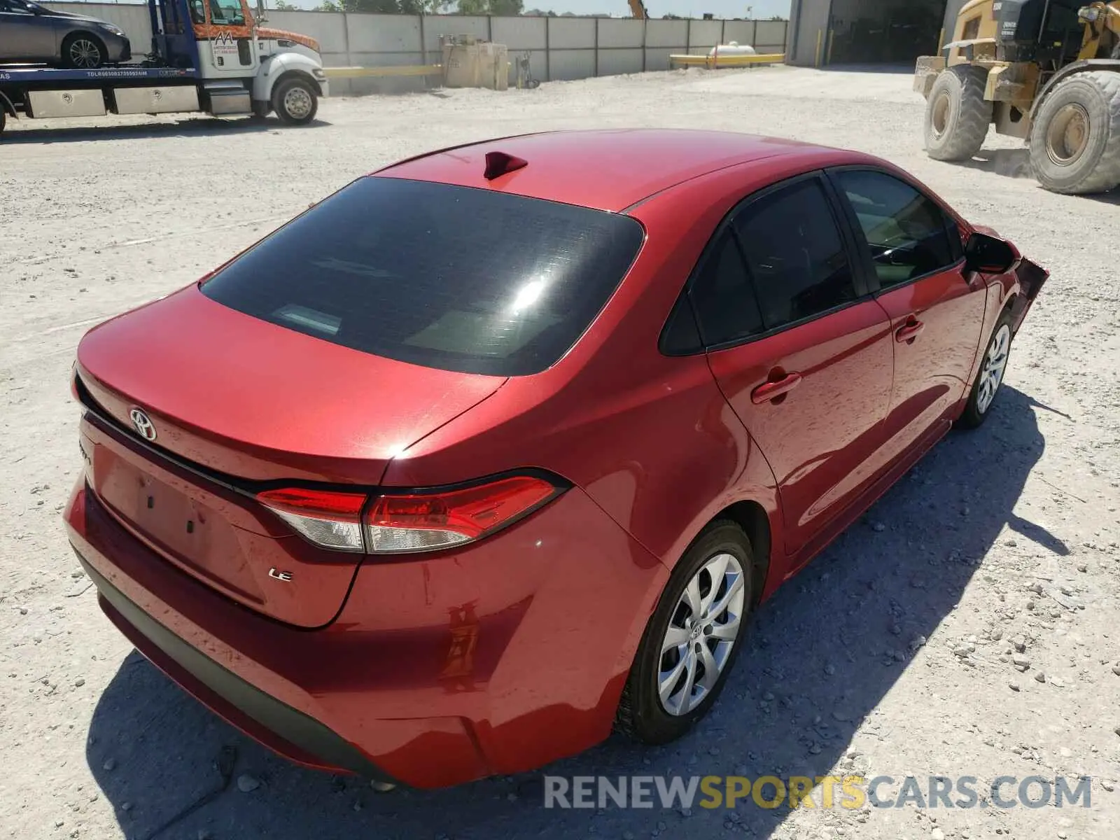 4 Photograph of a damaged car 5YFEPRAE4LP056209 TOYOTA COROLLA 2020