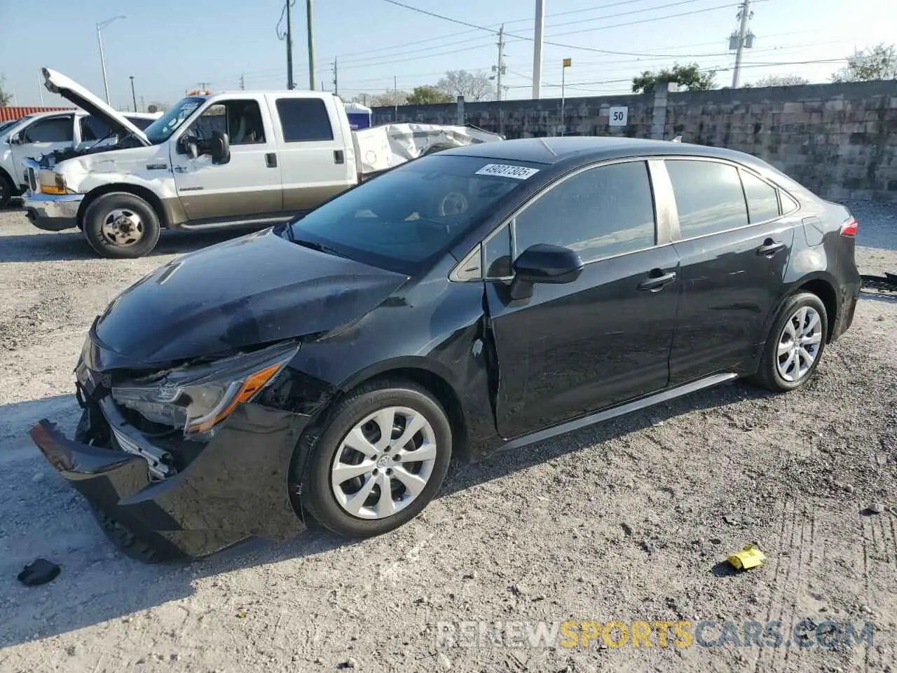 1 Photograph of a damaged car 5YFEPRAE4LP059689 TOYOTA COROLLA 2020