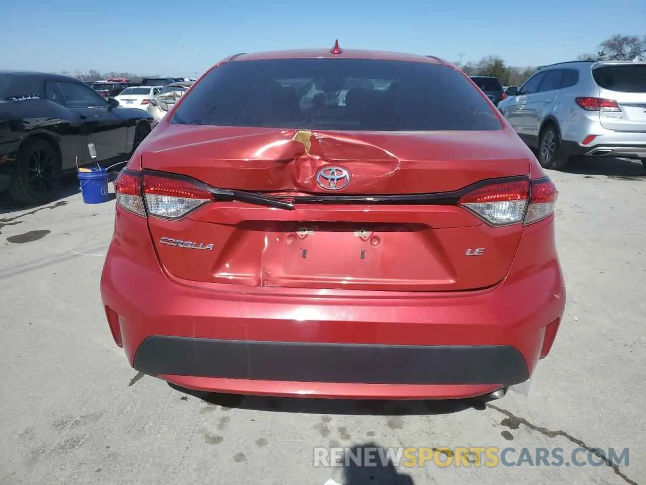 6 Photograph of a damaged car 5YFEPRAE4LP064942 TOYOTA COROLLA 2020