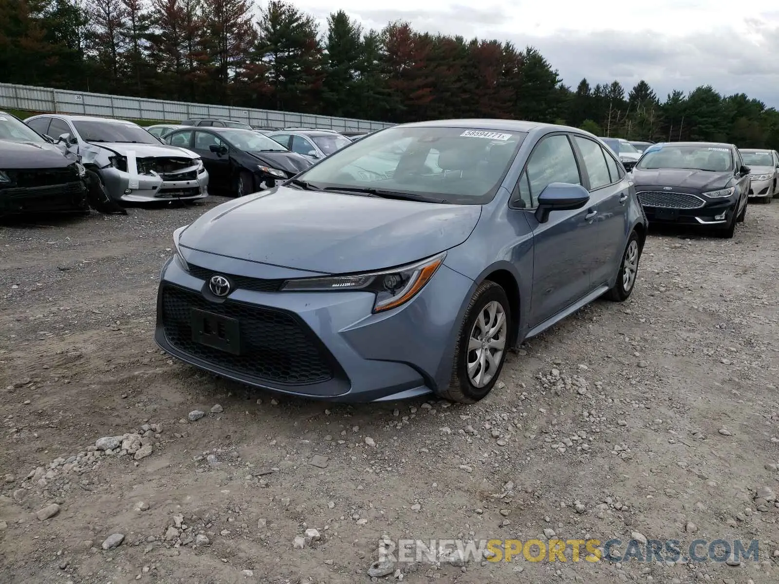 2 Фотография поврежденного автомобиля 5YFEPRAE4LP067906 TOYOTA COROLLA 2020