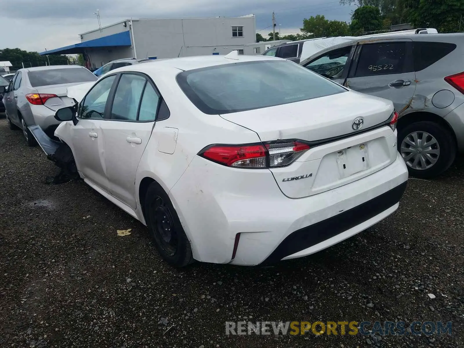 3 Photograph of a damaged car 5YFEPRAE4LP069123 TOYOTA COROLLA 2020