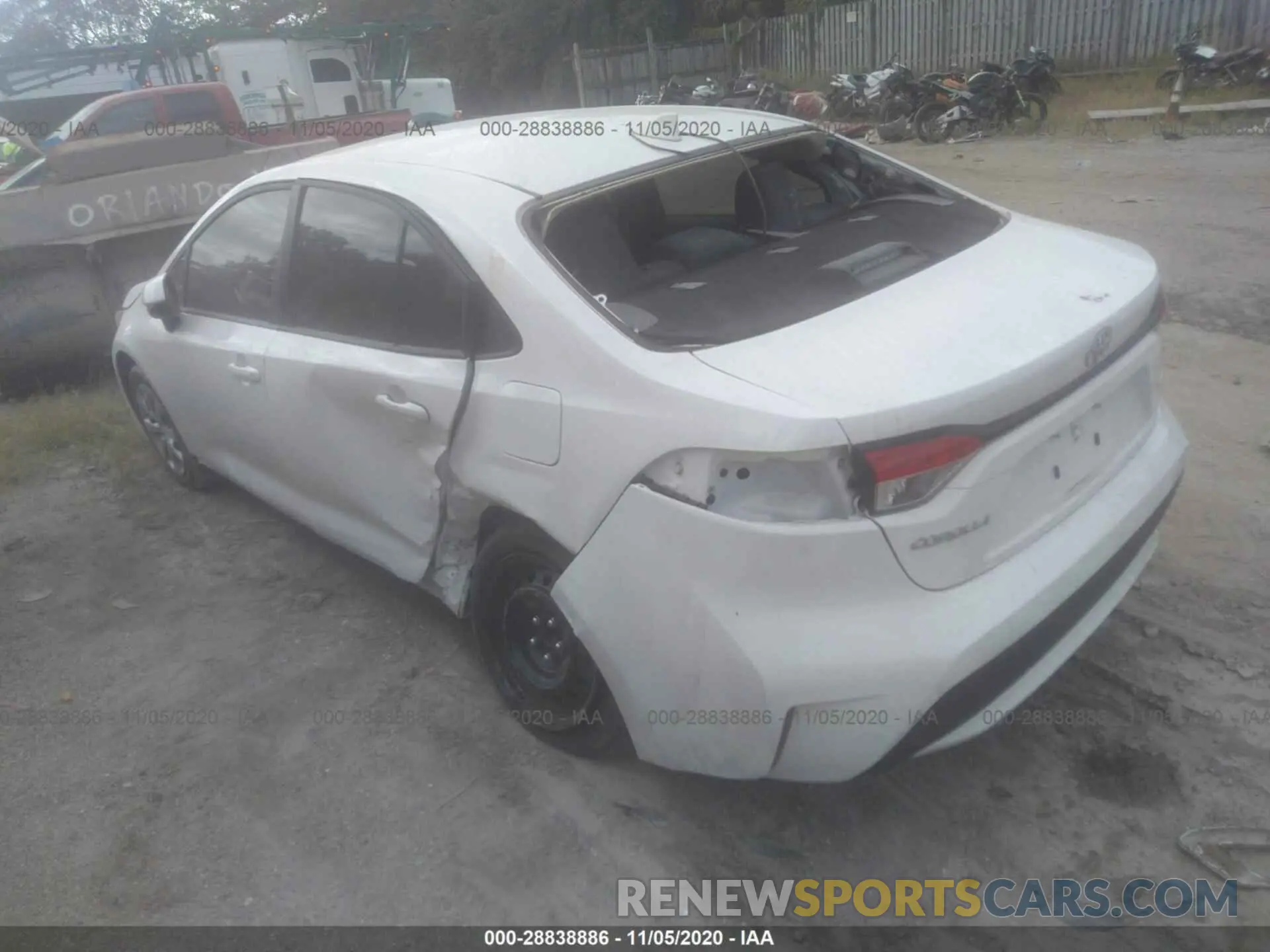 3 Photograph of a damaged car 5YFEPRAE4LP072961 TOYOTA COROLLA 2020