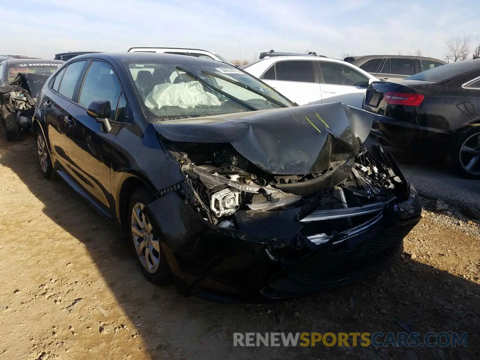 1 Photograph of a damaged car 5YFEPRAE4LP075052 TOYOTA COROLLA 2020