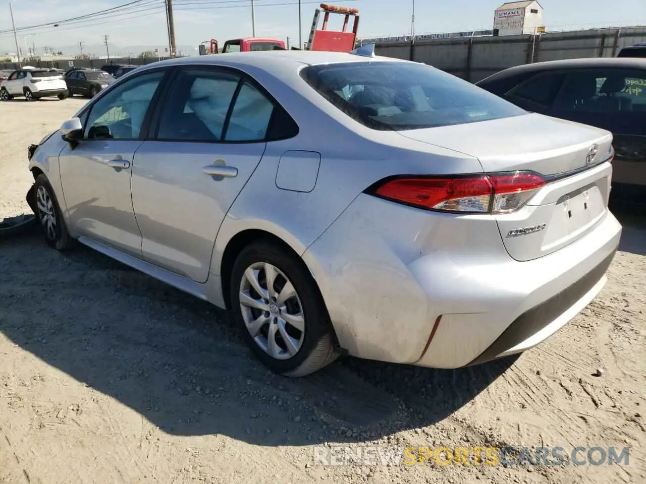 3 Photograph of a damaged car 5YFEPRAE4LP097889 TOYOTA COROLLA 2020