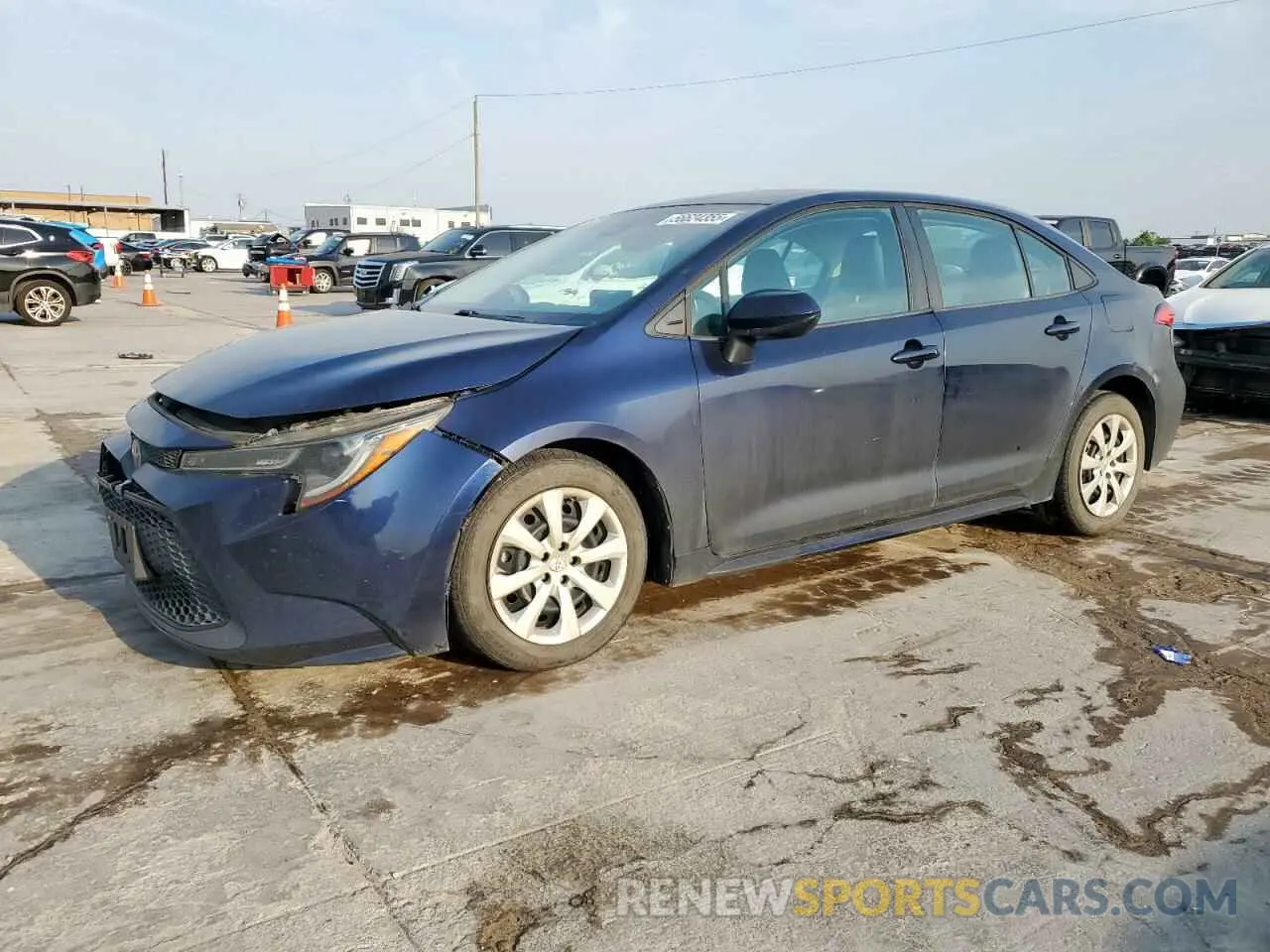 1 Photograph of a damaged car 5YFEPRAE4LP105487 TOYOTA COROLLA 2020
