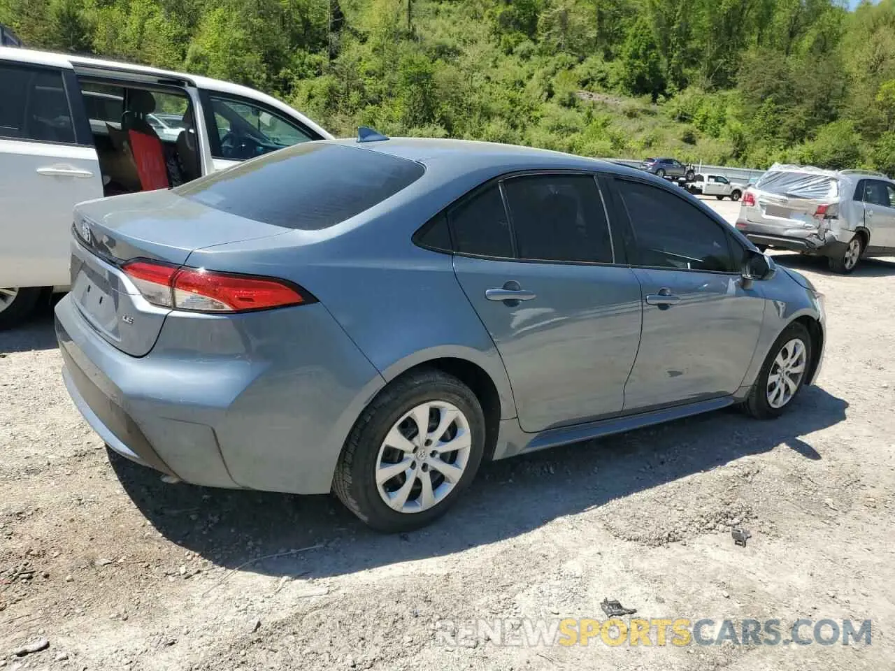 3 Фотография поврежденного автомобиля 5YFEPRAE4LP107093 TOYOTA COROLLA 2020