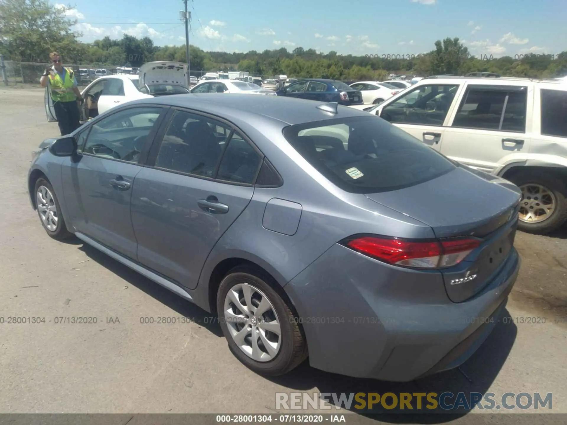 3 Photograph of a damaged car 5YFEPRAE4LP114741 TOYOTA COROLLA 2020