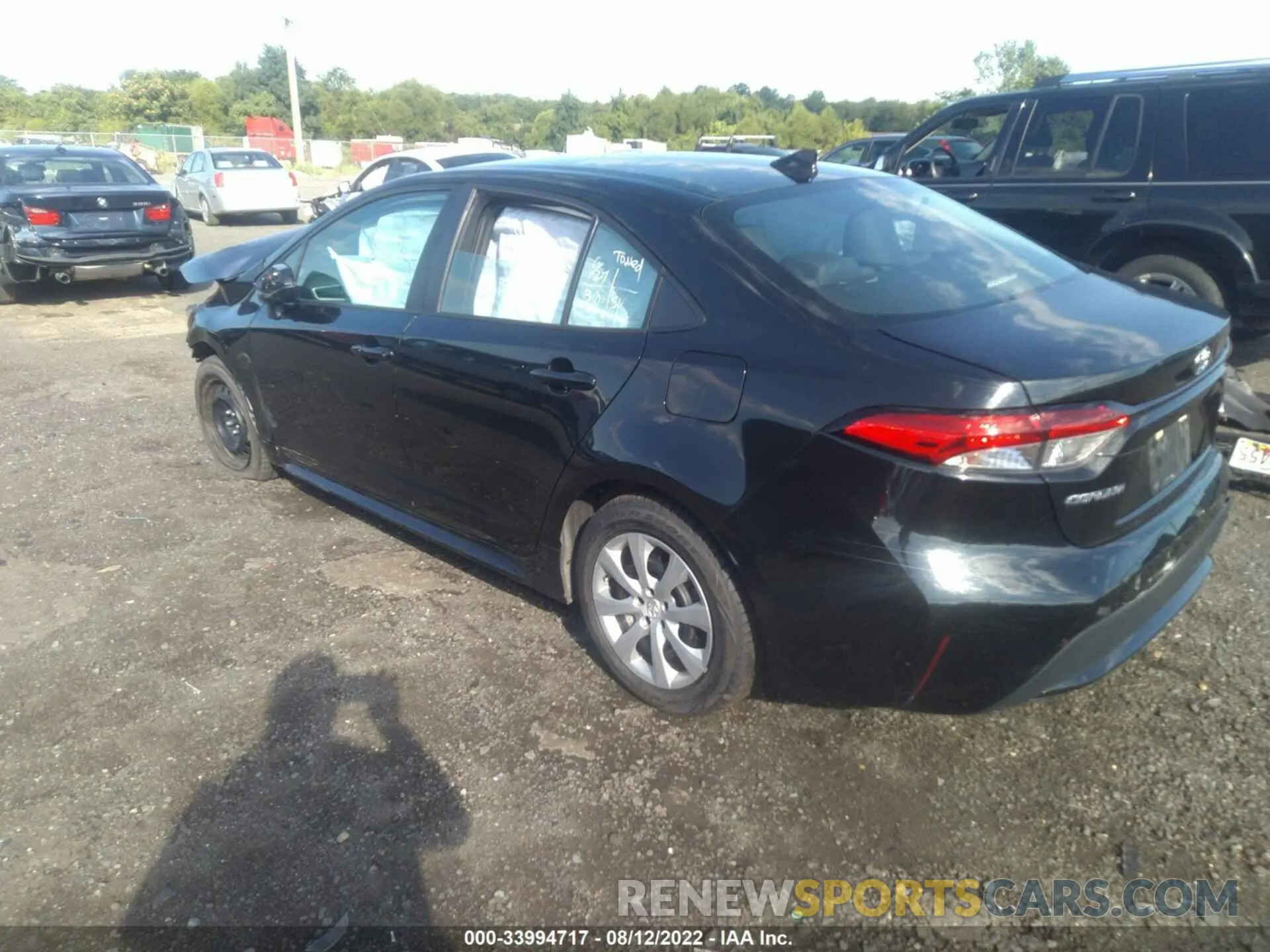 3 Photograph of a damaged car 5YFEPRAE4LP117395 TOYOTA COROLLA 2020