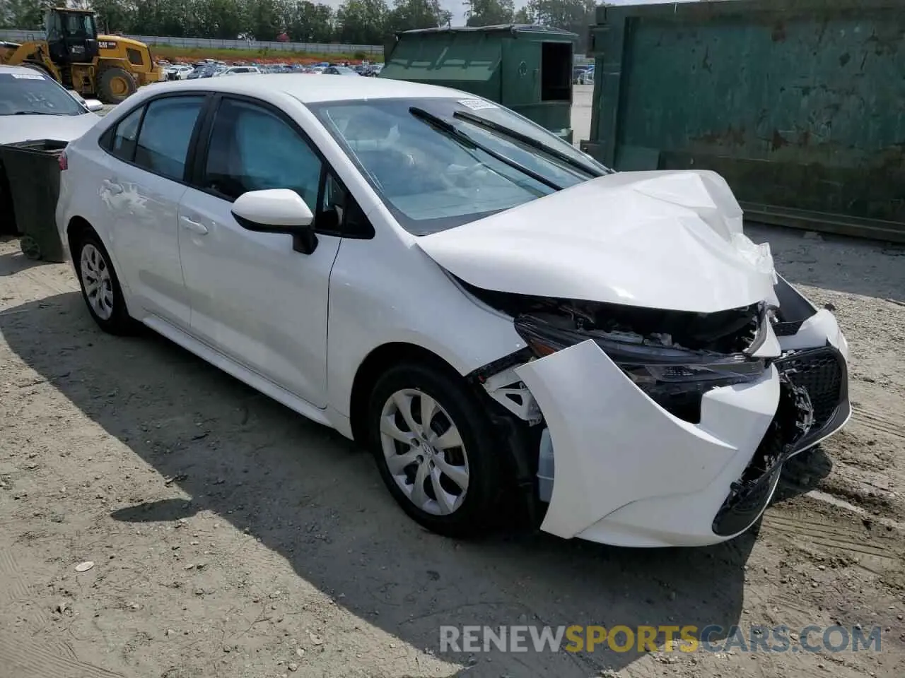 1 Photograph of a damaged car 5YFEPRAE4LP132947 TOYOTA COROLLA 2020