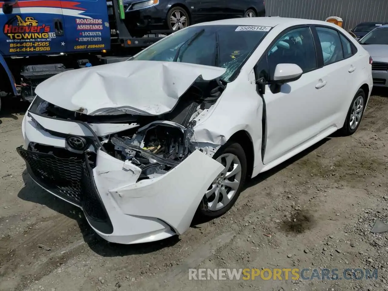 2 Photograph of a damaged car 5YFEPRAE4LP132947 TOYOTA COROLLA 2020