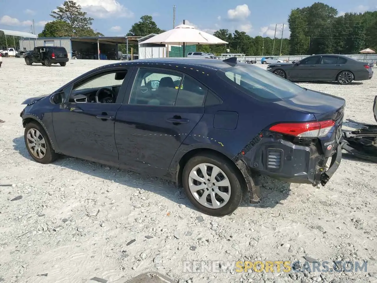 2 Photograph of a damaged car 5YFEPRAE4LP145083 TOYOTA COROLLA 2020