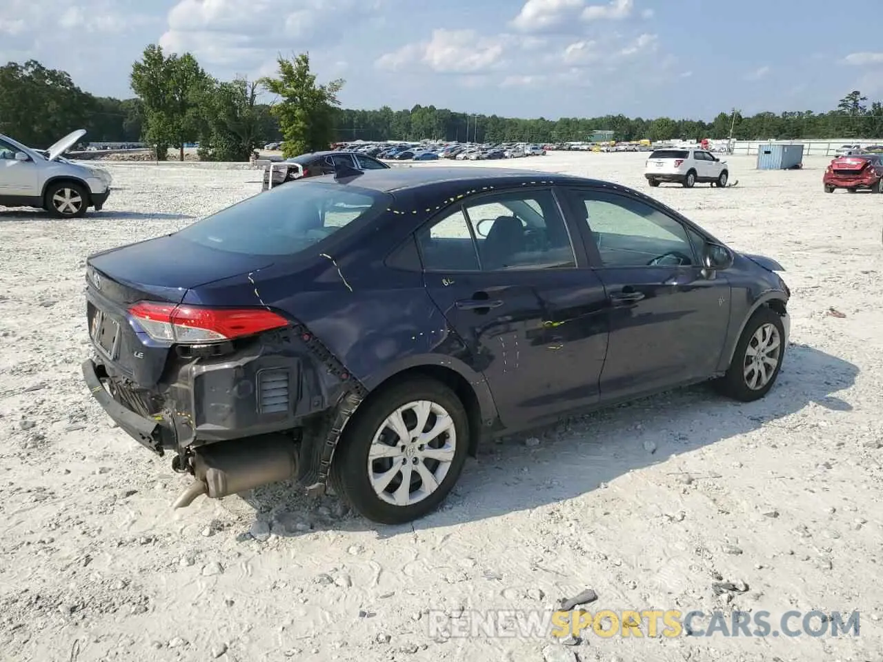 3 Photograph of a damaged car 5YFEPRAE4LP145083 TOYOTA COROLLA 2020