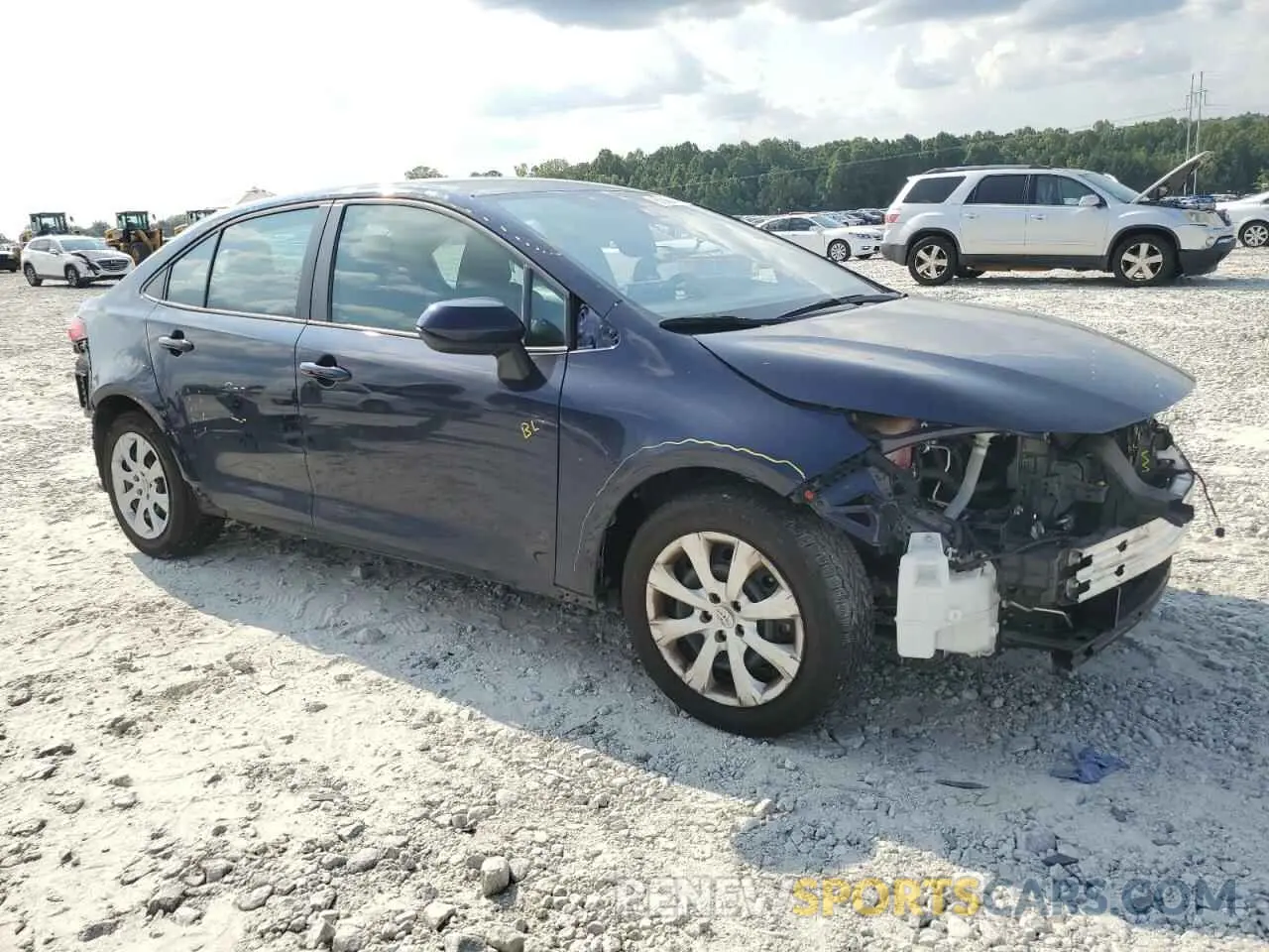 4 Photograph of a damaged car 5YFEPRAE4LP145083 TOYOTA COROLLA 2020