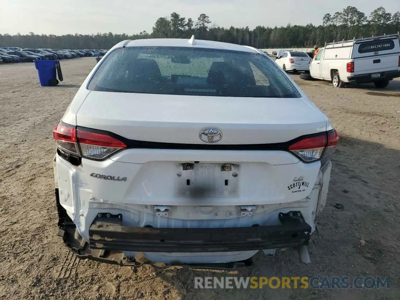6 Фотография поврежденного автомобиля 5YFEPRAE5LP006595 TOYOTA COROLLA 2020