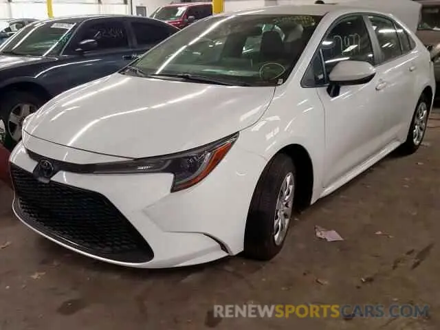 2 Photograph of a damaged car 5YFEPRAE5LP024496 TOYOTA COROLLA 2020