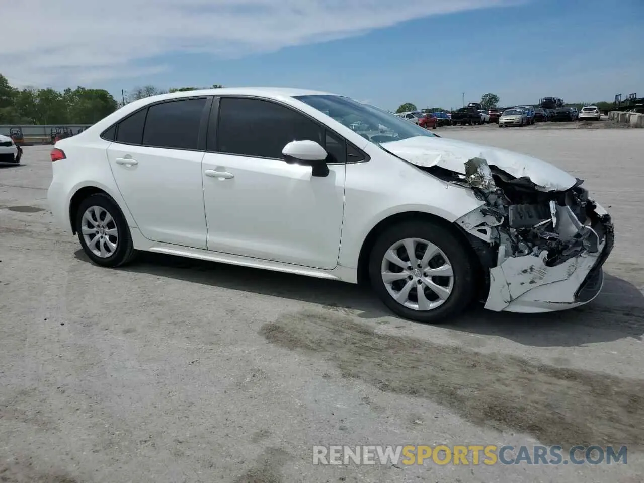 4 Фотография поврежденного автомобиля 5YFEPRAE5LP053528 TOYOTA COROLLA 2020