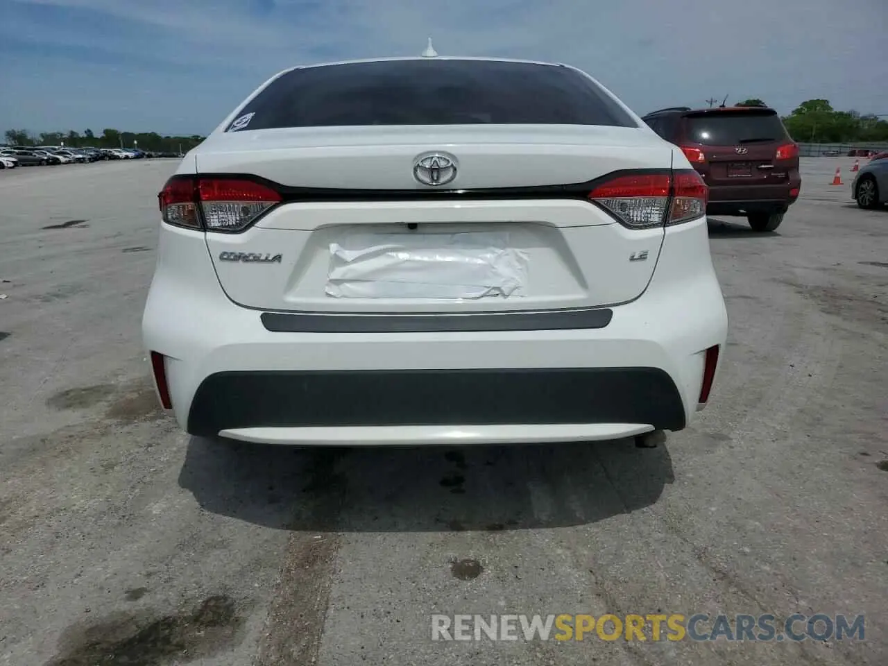 6 Фотография поврежденного автомобиля 5YFEPRAE5LP053528 TOYOTA COROLLA 2020