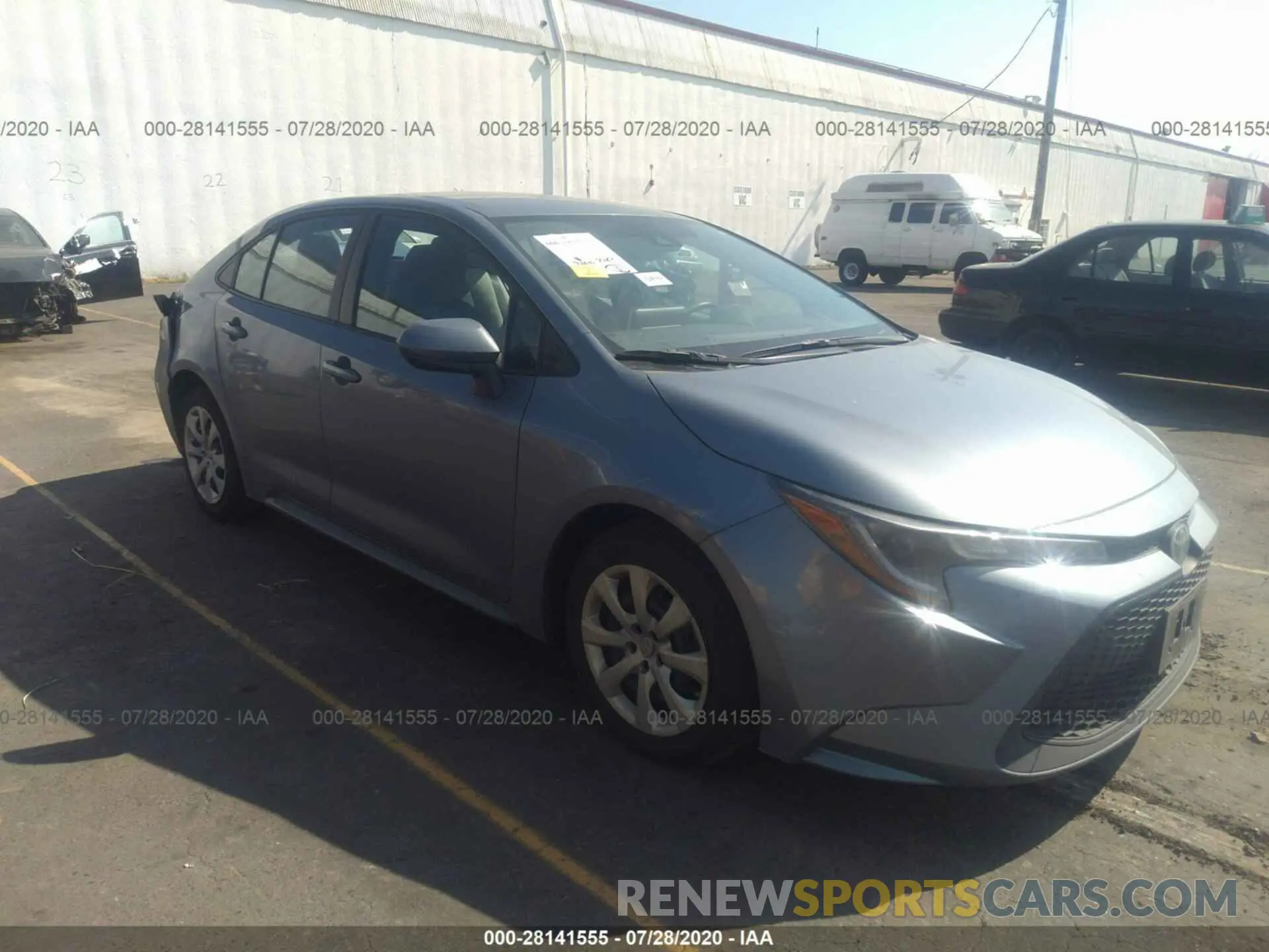 1 Photograph of a damaged car 5YFEPRAE5LP058776 TOYOTA COROLLA 2020