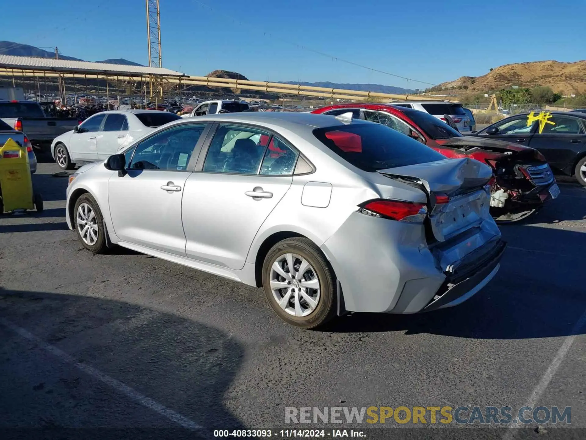 3 Photograph of a damaged car 5YFEPRAE5LP069714 TOYOTA COROLLA 2020