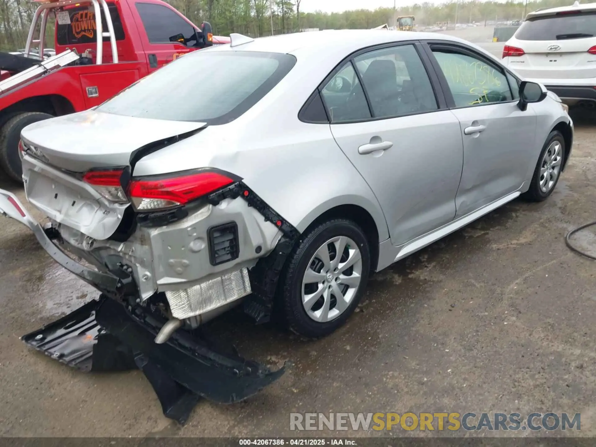 4 Фотография поврежденного автомобиля 5YFEPRAE5LP070006 TOYOTA COROLLA 2020