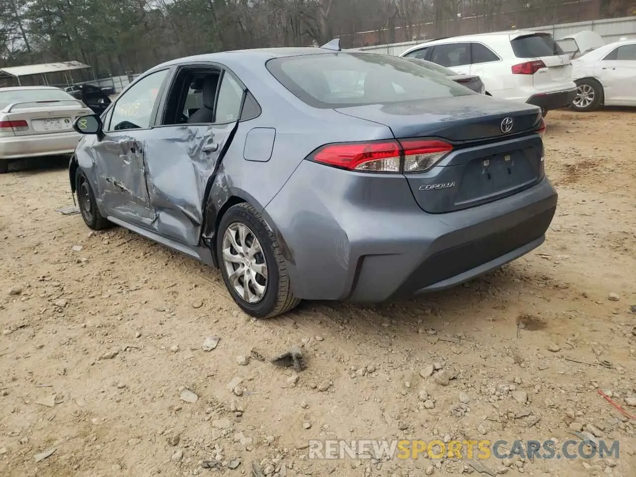 3 Photograph of a damaged car 5YFEPRAE5LP076663 TOYOTA COROLLA 2020