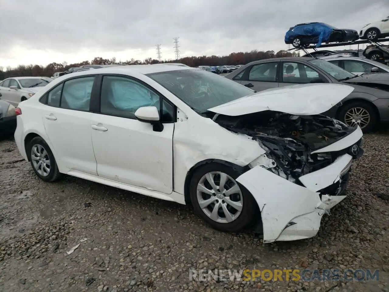 4 Фотография поврежденного автомобиля 5YFEPRAE5LP078736 TOYOTA COROLLA 2020
