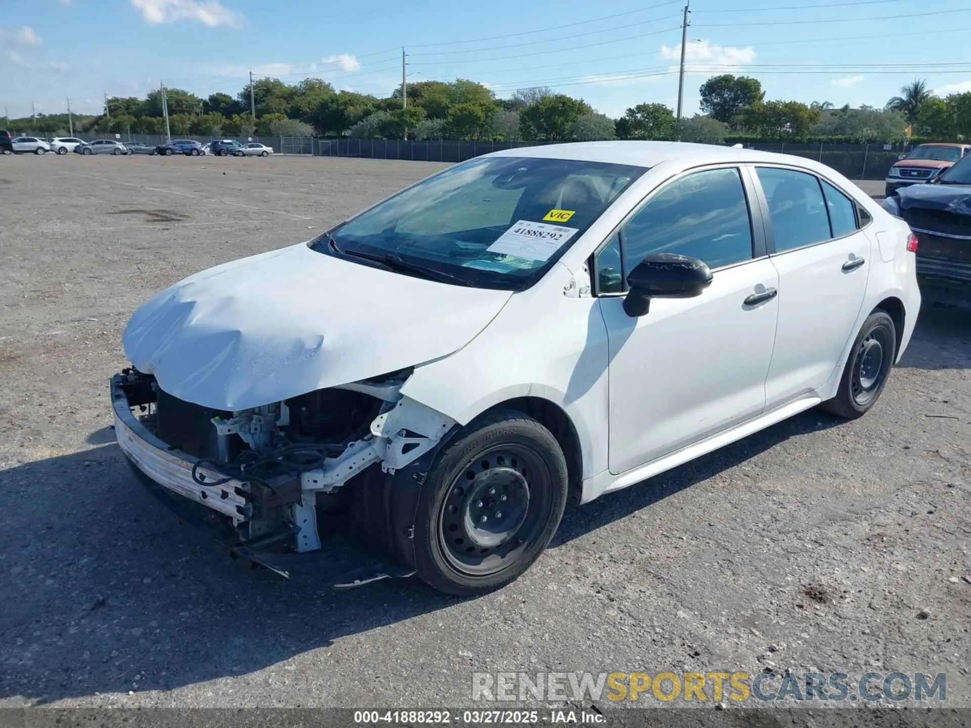 2 Фотография поврежденного автомобиля 5YFEPRAE5LP078994 TOYOTA COROLLA 2020