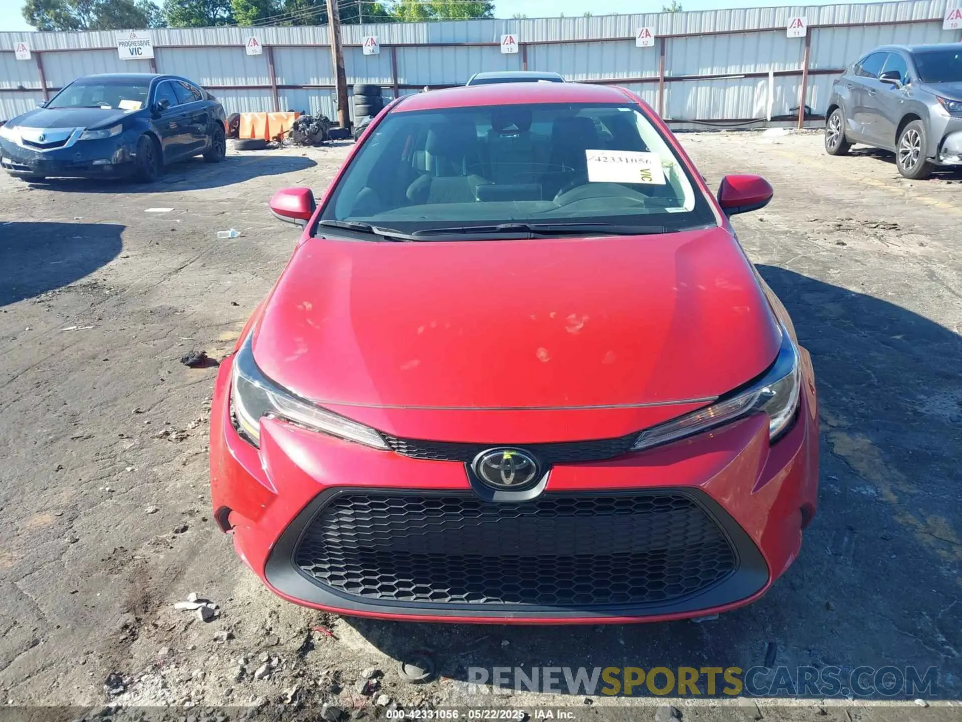12 Photograph of a damaged car 5YFEPRAE5LP087730 TOYOTA COROLLA 2020