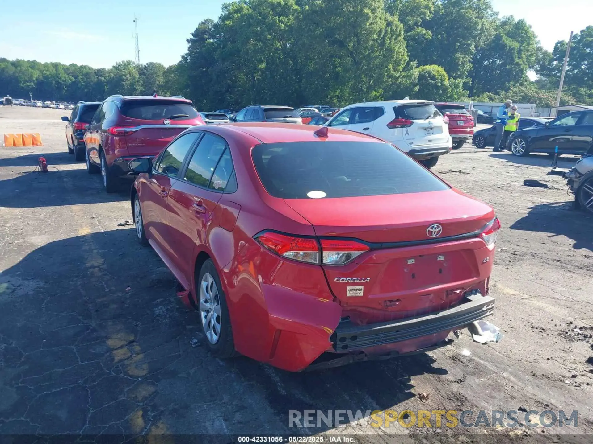3 Photograph of a damaged car 5YFEPRAE5LP087730 TOYOTA COROLLA 2020