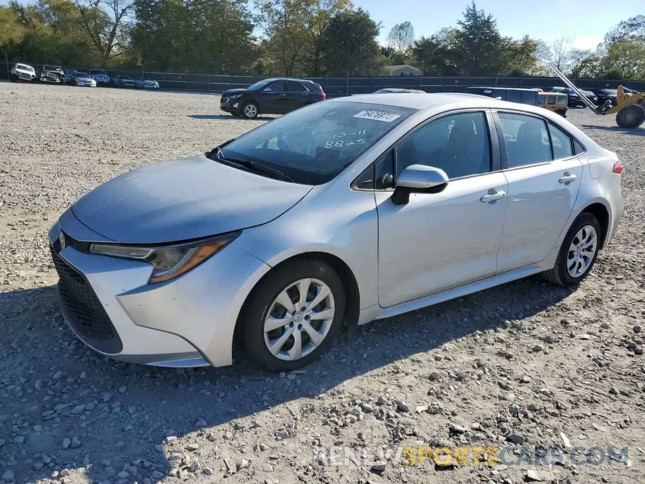 1 Photograph of a damaged car 5YFEPRAE5LP098825 TOYOTA COROLLA 2020