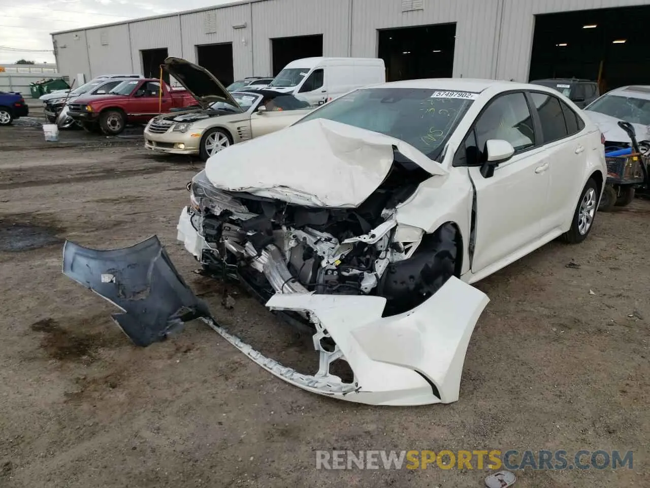 2 Photograph of a damaged car 5YFEPRAE5LP099747 TOYOTA COROLLA 2020