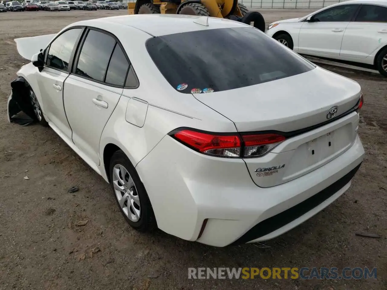 3 Photograph of a damaged car 5YFEPRAE5LP099747 TOYOTA COROLLA 2020