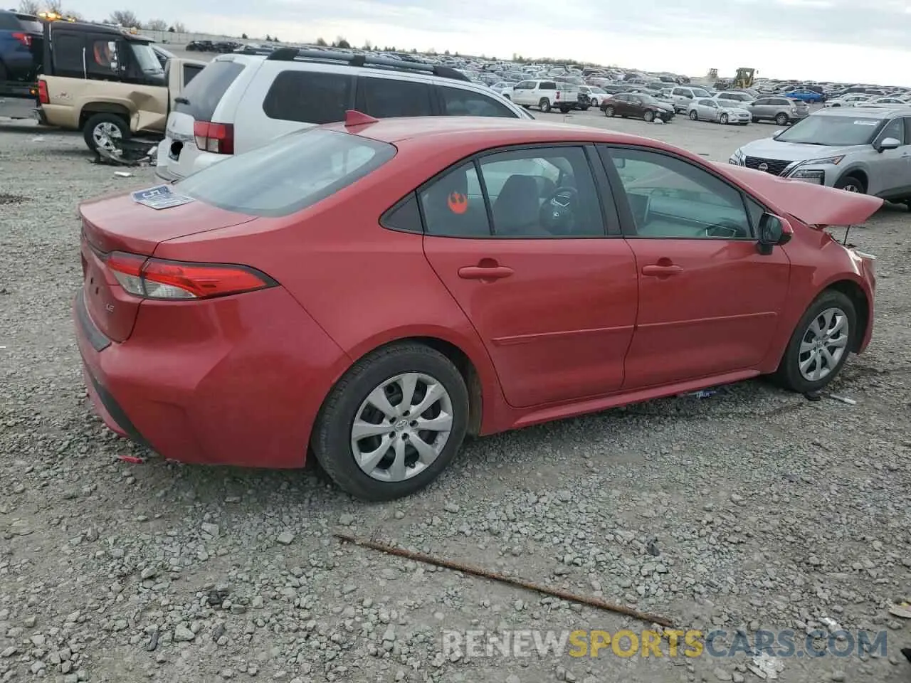 3 Фотография поврежденного автомобиля 5YFEPRAE5LP101190 TOYOTA COROLLA 2020