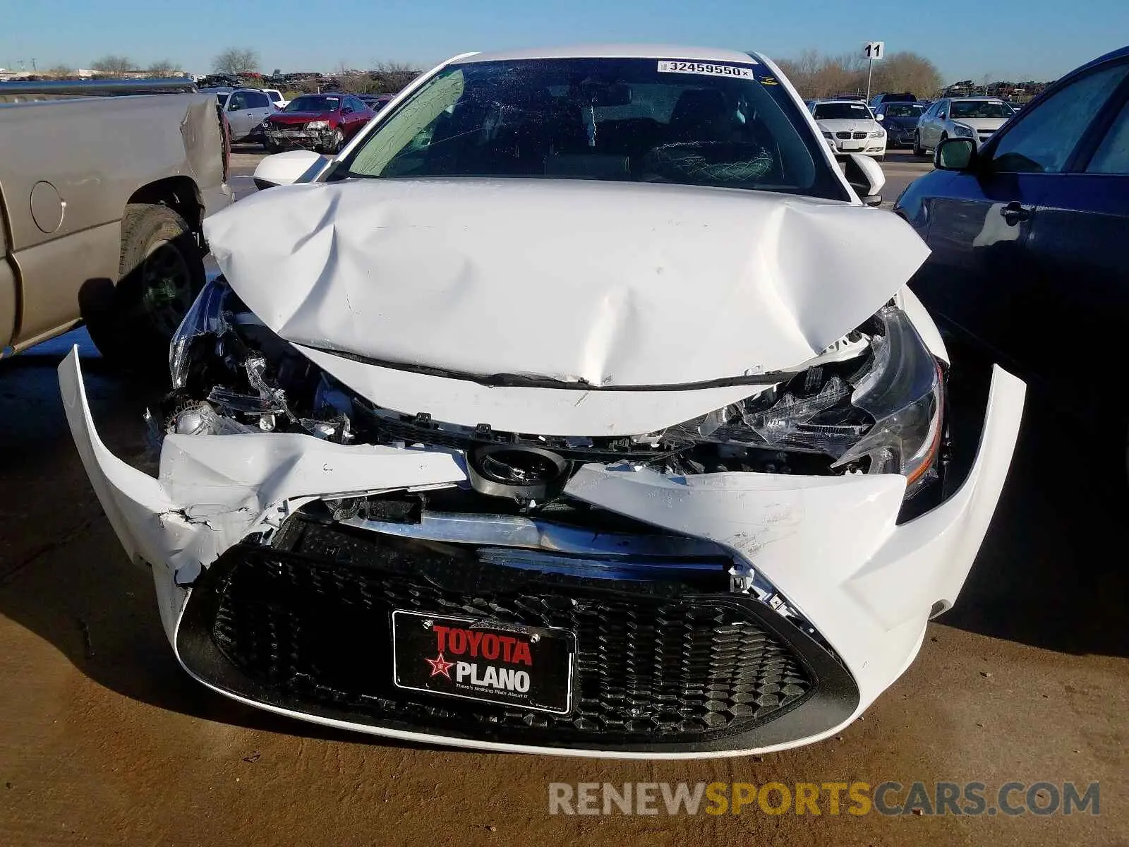 7 Photograph of a damaged car 5YFEPRAE5LP102579 TOYOTA COROLLA 2020