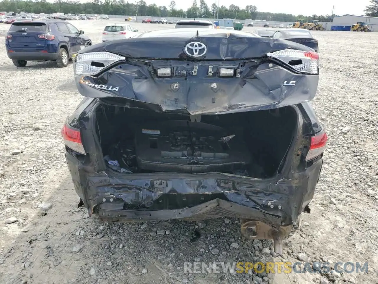 6 Photograph of a damaged car 5YFEPRAE5LP116529 TOYOTA COROLLA 2020