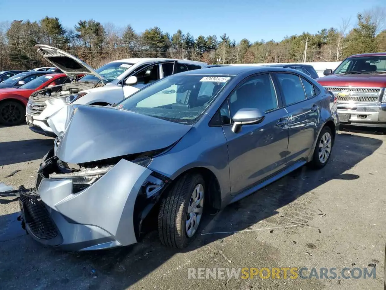 1 Photograph of a damaged car 5YFEPRAE5LP116563 TOYOTA COROLLA 2020