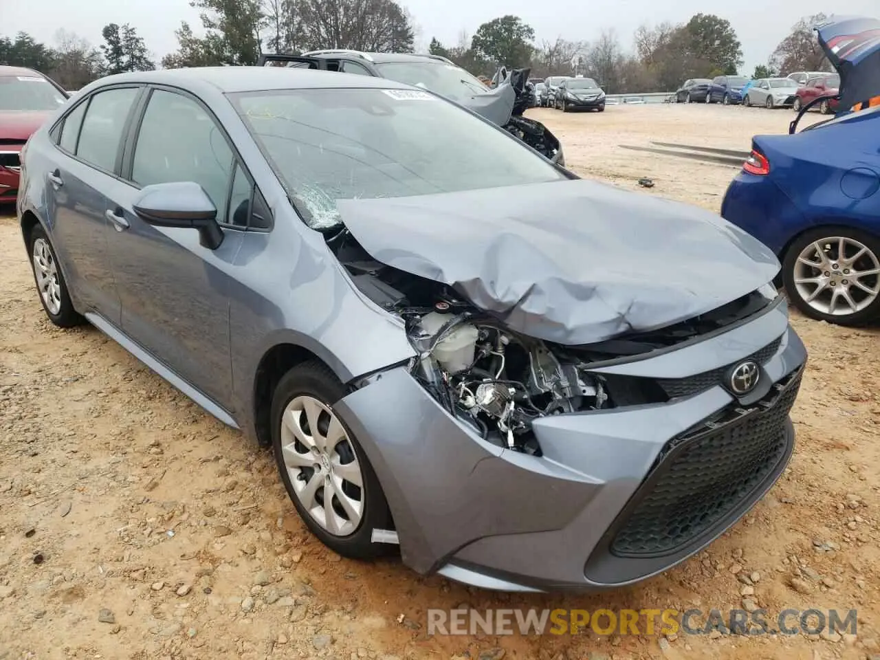 1 Photograph of a damaged car 5YFEPRAE5LP116577 TOYOTA COROLLA 2020