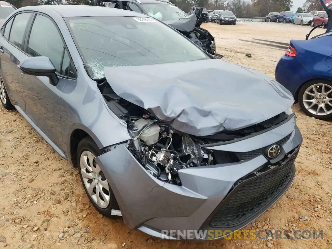 9 Photograph of a damaged car 5YFEPRAE5LP116577 TOYOTA COROLLA 2020